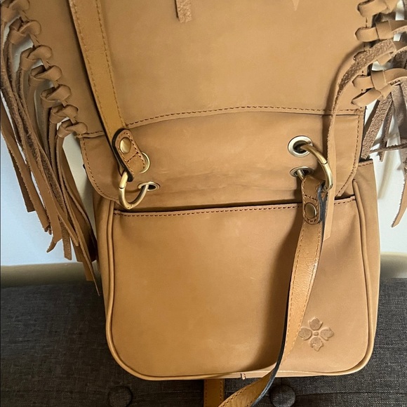 Patricia Nash Brown Fringe Crossbody Bag - Picture 3 of 4